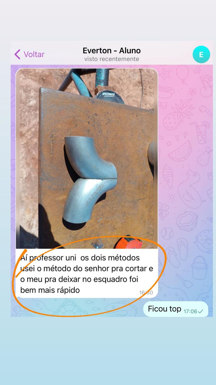Aluno unindo os métodos aprendidos